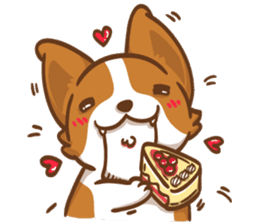 Corgi Dog Kaka - Good Friends vol. 3 sticker #14611158