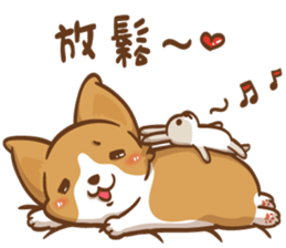 Corgi Dog Kaka - Good Friends vol. 3 sticker #14611159