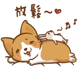 Corgi Dog Kaka - Good Friends vol. 3 sticker #14611159