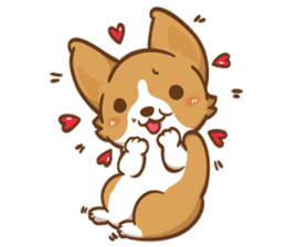 Corgi Dog Kaka - Good Friends vol. 3 sticker #14611161