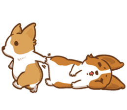Corgi Dog Kaka - Good Friends vol. 3 sticker #14611164