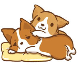 Corgi Dog Kaka - Good Friends vol. 3 sticker #14611165