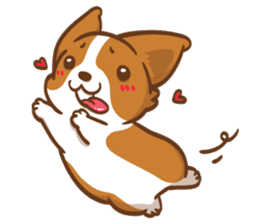 Corgi Dog Kaka - Good Friends vol. 3 sticker #14611167