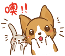 Corgi Dog Kaka - Good Friends vol. 3 sticker #14611168