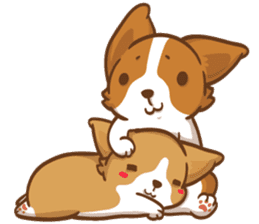 Corgi Dog Kaka - Good Friends vol. 3 sticker #14611169