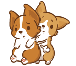 Corgi Dog Kaka - Good Friends vol. 3 sticker #14611170