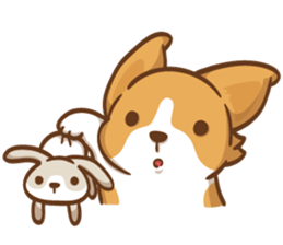 Corgi Dog Kaka - Good Friends vol. 3 sticker #14611172