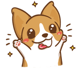 Corgi Dog Kaka - Good Friends vol. 3 sticker #14611176