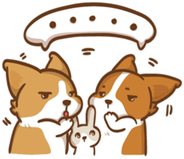 Corgi Dog Kaka - Good Friends vol. 3 sticker #14611177