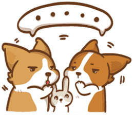 Corgi Dog Kaka - Good Friends vol. 3 sticker #14611177