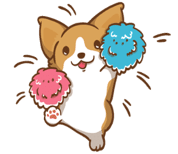 Corgi Dog Kaka - Good Friends vol. 3 sticker #14611180
