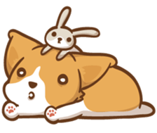 Corgi Dog Kaka - Good Friends vol. 3 sticker #14611184