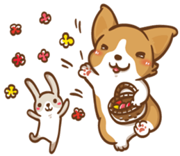 Corgi Dog Kaka - Good Friends vol. 3 sticker #14611185