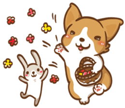Corgi Dog Kaka - Good Friends vol. 3 sticker #14611185