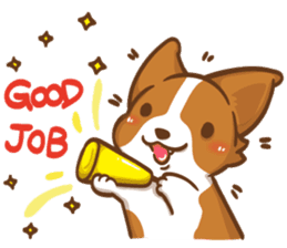 Corgi Dog Kaka - Good Friends vol. 3 sticker #14611186