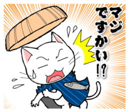 Cat wanderer sticker #14611569
