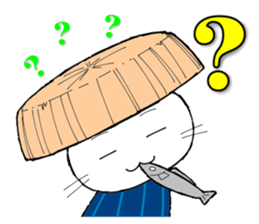 Cat wanderer sticker #14611570