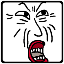 Let's make funny faces sticker #14612526