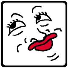 Let's make funny faces sticker #14612530