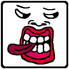 Let's make funny faces sticker #14612538