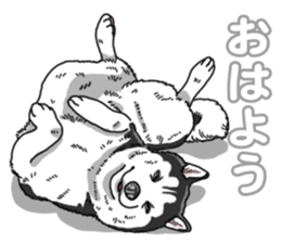 Wanko-Biyori Siberian husky 3 sticker #14612675