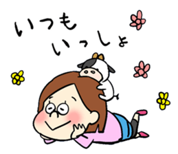 stuffed calf 2 sticker #14612779