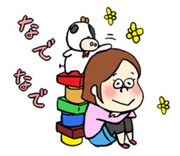 stuffed calf 2 sticker #14612787