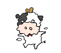 stuffed calf 2 sticker #14612793