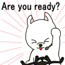 bike dog sticker sticker #14613504