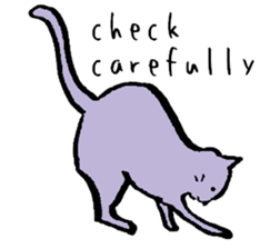 cat posture blues sticker #14613520