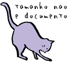 cat posture blues sticker #14613543