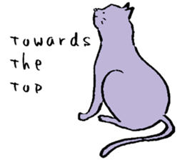 cat posture blues sticker #14613552