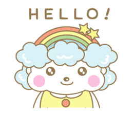 Rainbow mommy carring happiness sticker #14613758