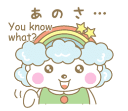 Rainbow mommy carring happiness sticker #14613759