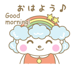Rainbow mommy carring happiness sticker #14613761