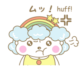 Rainbow mommy carring happiness sticker #14613781