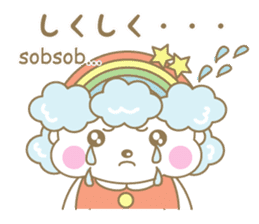 Rainbow mommy carring happiness sticker #14613785