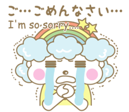 Rainbow mommy carring happiness sticker #14613789