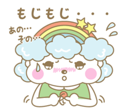 Rainbow mommy carring happiness sticker #14613790