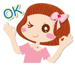 Beauty-Eye girl (English) sticker #14613988