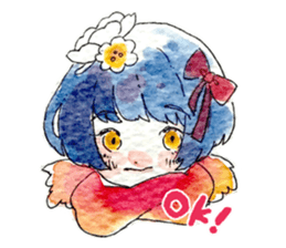 D and C girl sticker #14614070