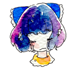 D and C girl sticker #14614074