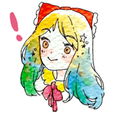 D and C girl sticker #14614075