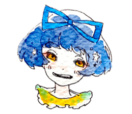 D and C girl sticker #14614080