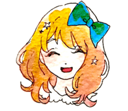 D and C girl sticker #14614088