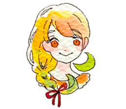 D and C girl sticker #14614091