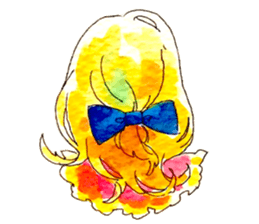 D and C girl sticker #14614095