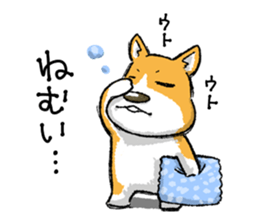 Rounded backside corgi sticker #14614380