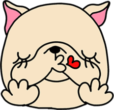 Frebull-chan Valentine's day sticker sticker #14615697