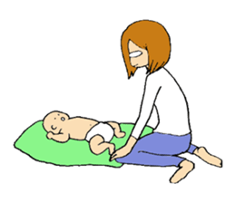 Life with a baby!! sticker #14615845